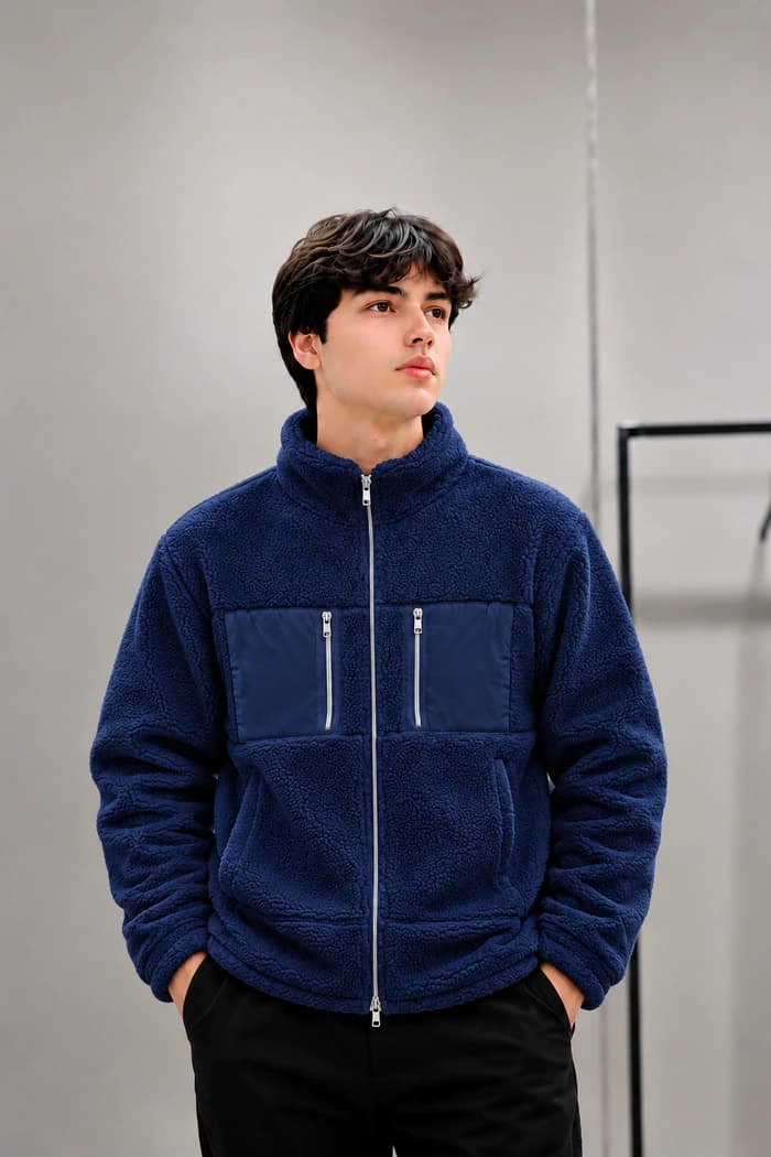 JKT47 Navy Blue 2 Pocket Jackets